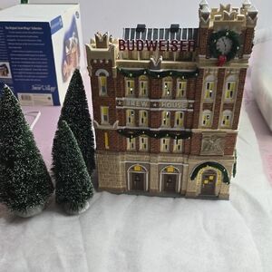 Budweiser Festive Brew House with Green Accents